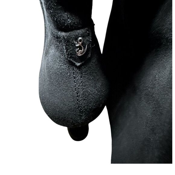 Sam Edelman Leigh size 6.5 tall suede boots with detail kitten heel. NWOB. - Picture 3 of 6